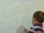 I’m only four and I can write my name
